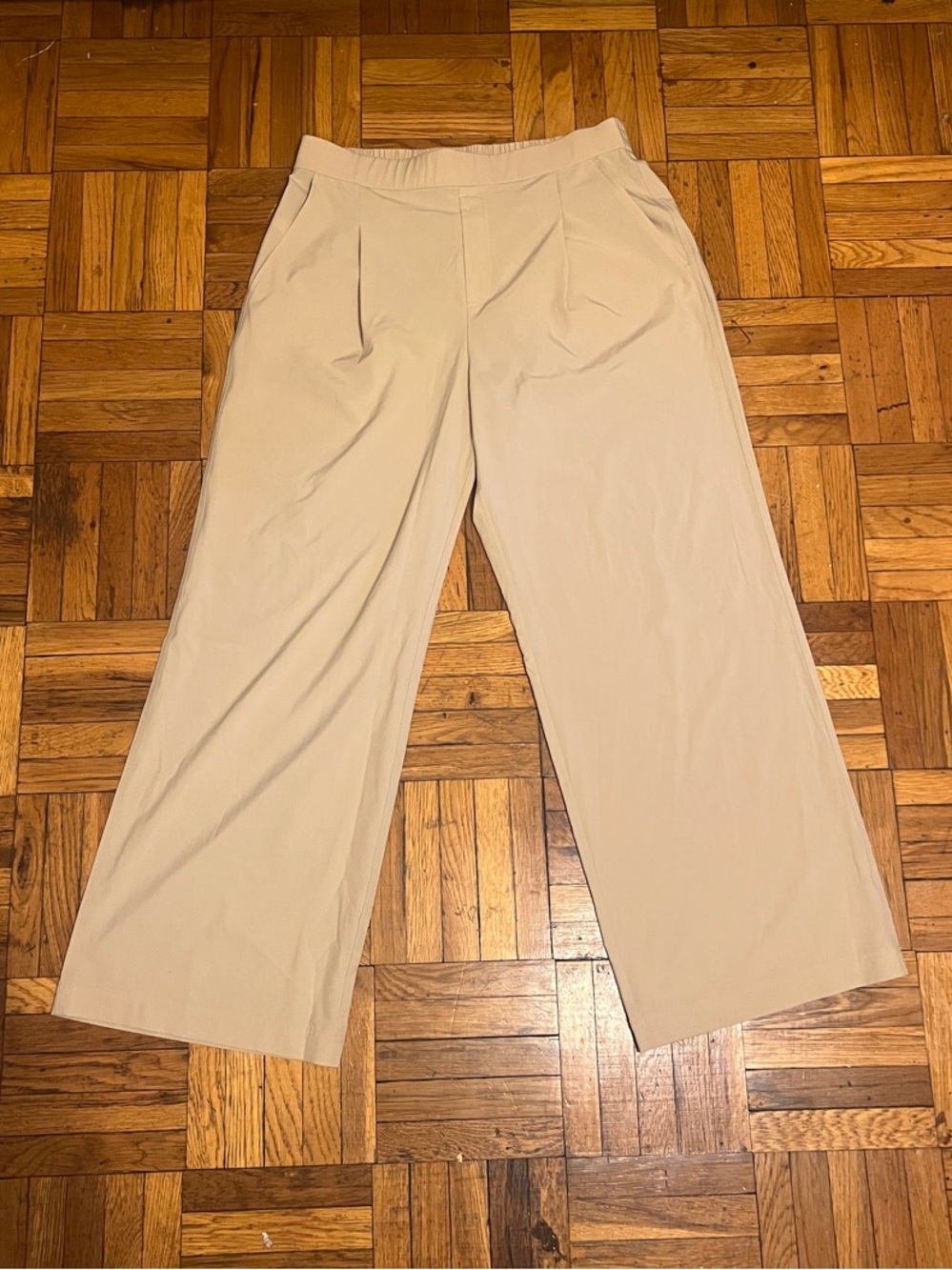 Lou & Grey Wide Leg Cream Pants